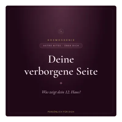 Deine verborgene Seite - Astro Bite von KosmosGenie
