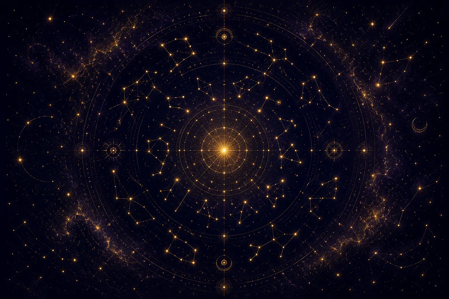 Verfinsterte Sonne mit Korona am dunklen Himmel