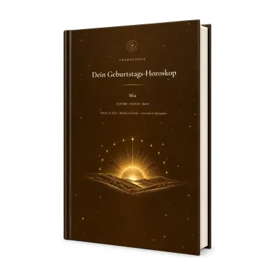 Geburtstags-Horoskop als persönliches Buch - Cover