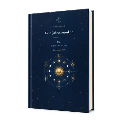 Jahreshoroskop als persönliches Buch - Cover