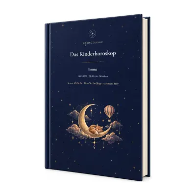 Kinderhoroskop als persönliches Buch - Cover
